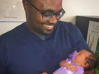 Dr. Nick and Baby